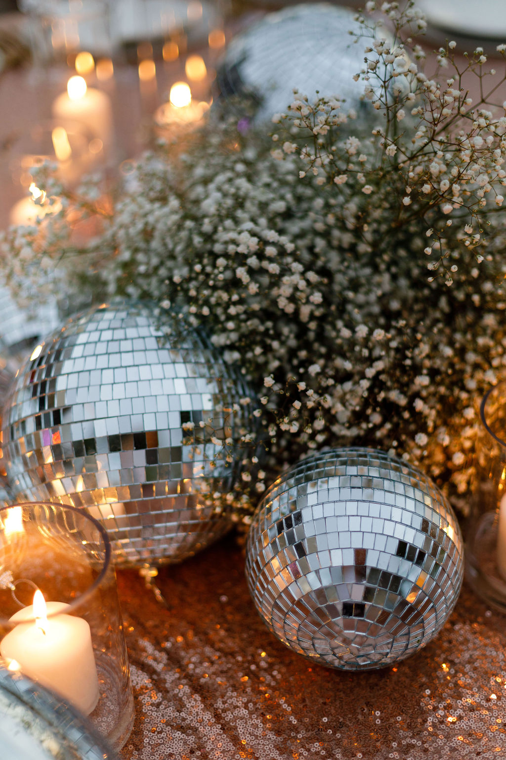 New Years Eve – a super cool disco ball crazy set up!