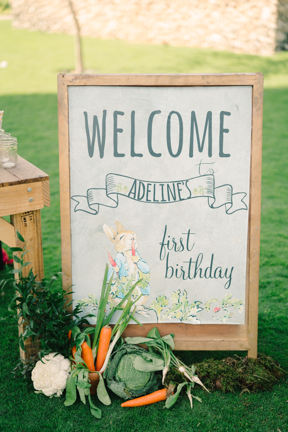 Adeline’s First Birthday {Peter Rabbit Theme Party}