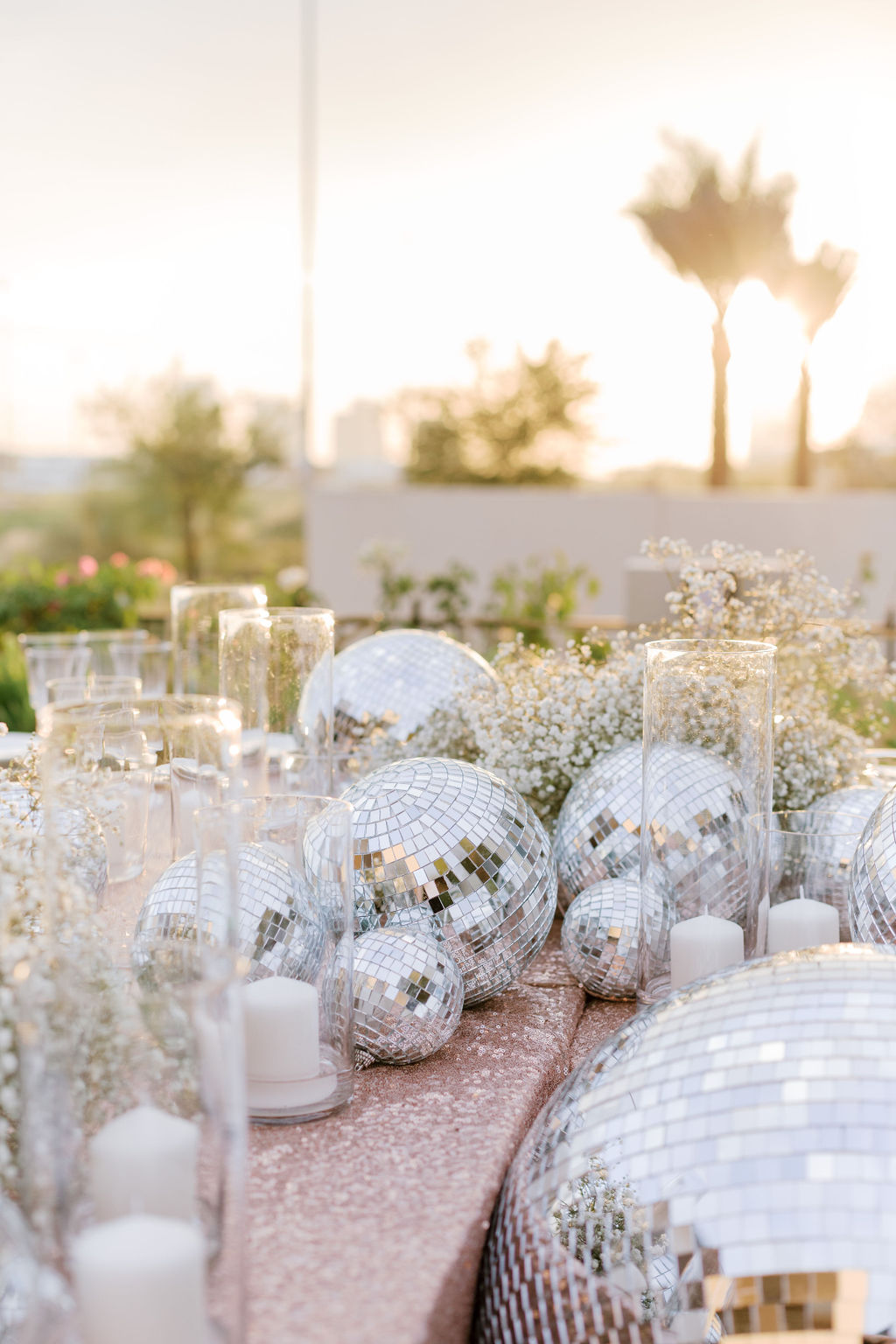 New Years Eve a super cool disco ball crazy set up! My Lovely