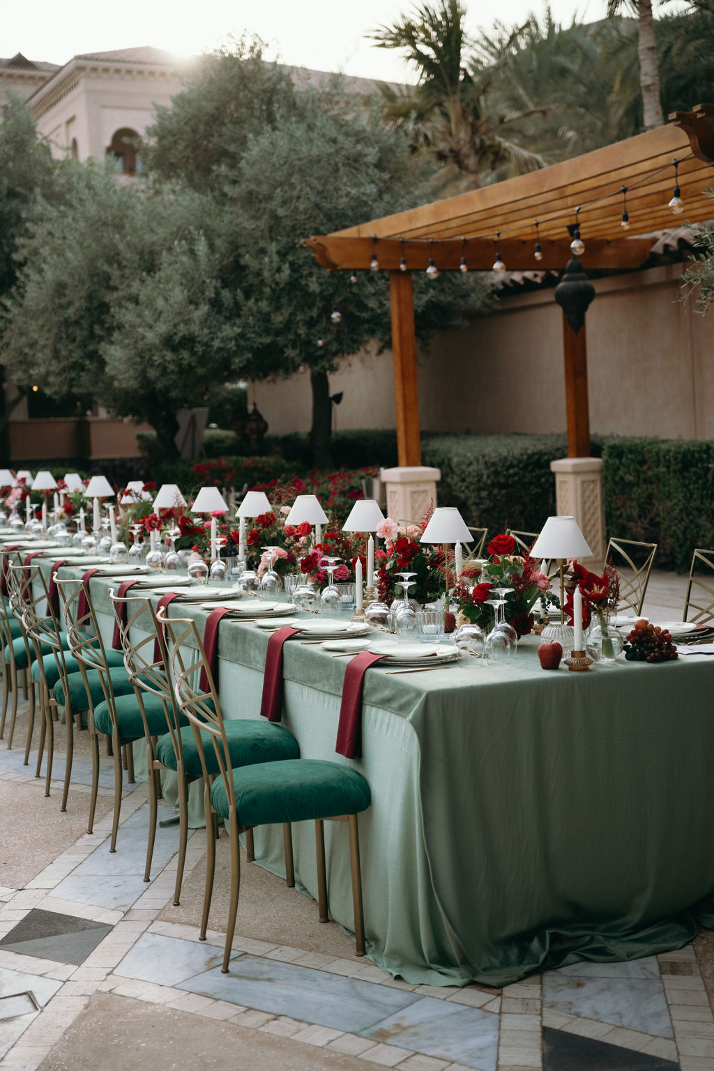 Christine + Alex – A gorgeous small wedding at One and Only Palm, Dubai.