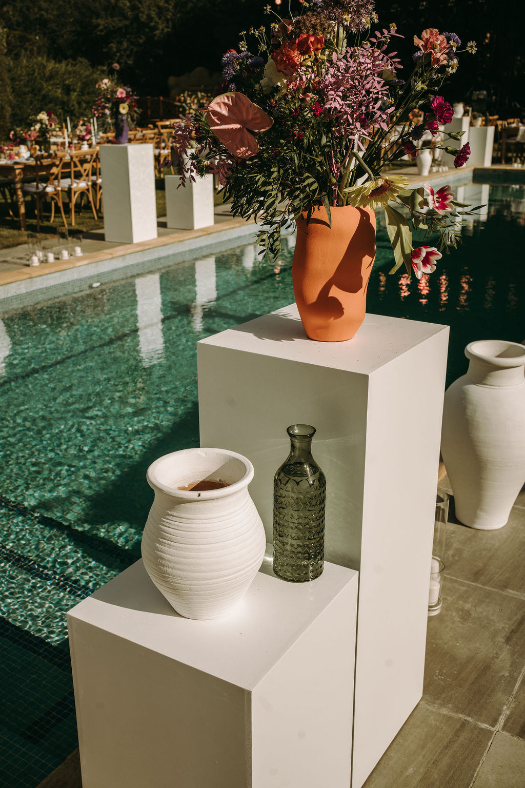 Colourful wedding at a private farm in UAE.