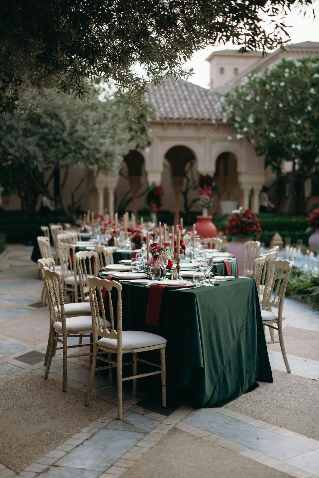 The bride in red – Tania + Zubair’s destination wedding at One and Only Palm.